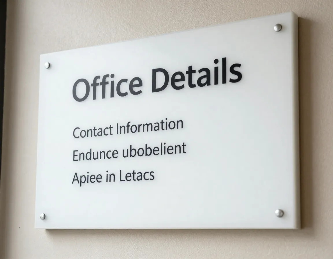 Contact Information And Office Details